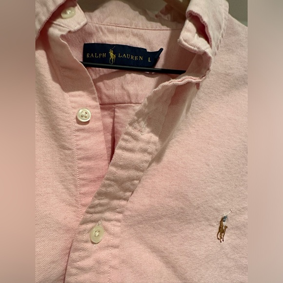 Ralph Lauren Men’s Pink Button Down Shirt - Picture 6 of 10